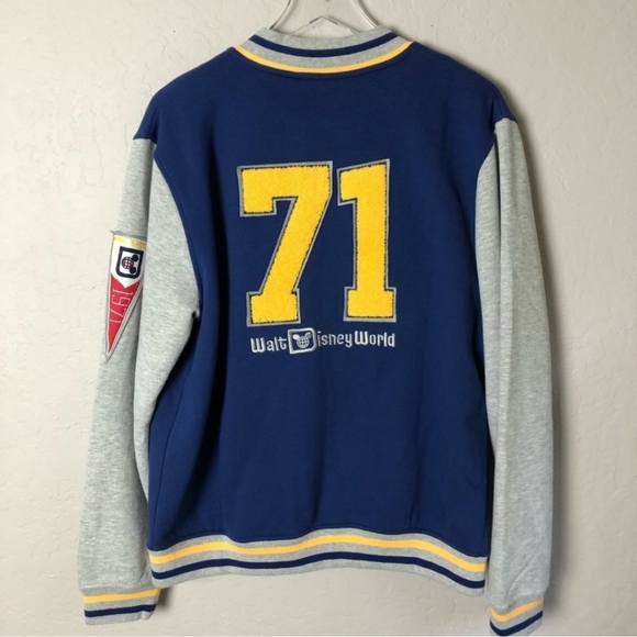 NWT Disney Letterman Jacket Varsity Blue - Picture 3 of 7